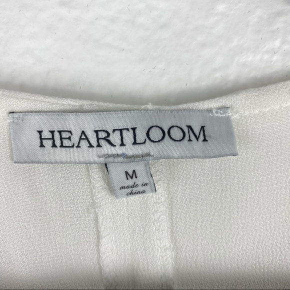 HEARTLOOM White Soma Dress with Lace insets, M - Picture 6 of 12